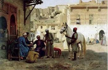 unknow artist Arab or Arabic people and life. Orientalism oil paintings 98 France oil painting art